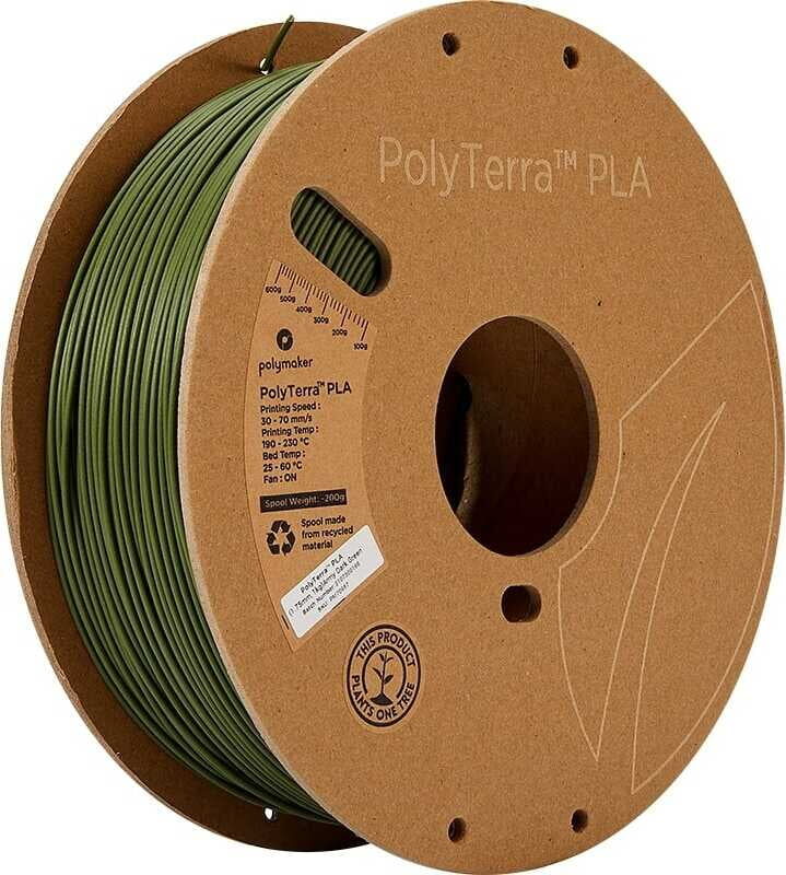 PLA Polyterra Army Green Filament